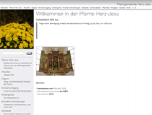 Tablet Screenshot of herz-jesu-rosenberg.de